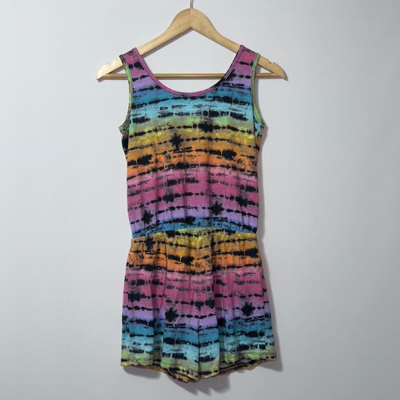 The children’s place Multicolor Tie-Dye Romper girls size XL(14) - Picture 2 of 6